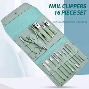 16-PCS Professional Manicure Pedicure Kit