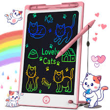 LCD Writing Tablet With Digital Pen For Kids - Eraseable Digital Drawing Doodling Pad For Kids