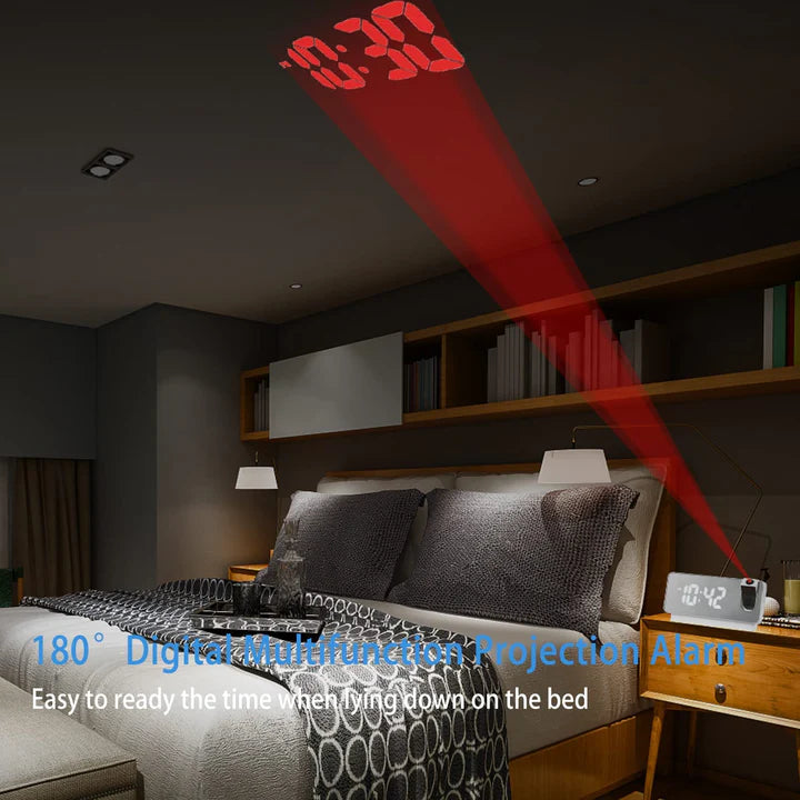 LED Digital Projection Alarm Clock Electronic Alarm Clock ⏰