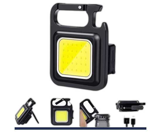 COB Rechargeable Key Chain Light