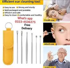 6Pcs ear wax cleaner tool + Refill Perfume bottle 5ml